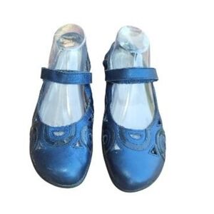 40 Naot Rongo Blue Ice Slingback Mary Jane Shoe Women 9 9.5